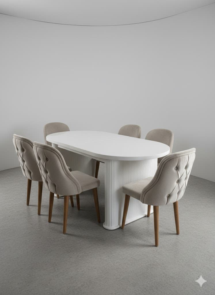 Bohem-O Uzatmalı Yemek Masası