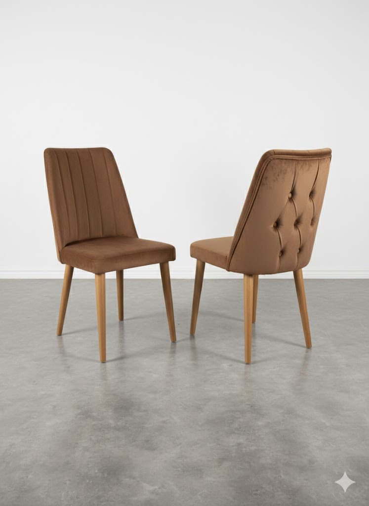 Gold Kapitone Sandalyesi